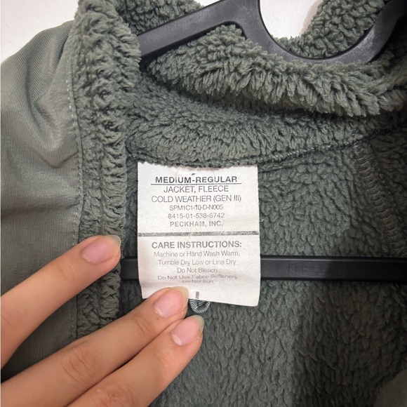 Green Fleece Jacket - Picture 2 of 3